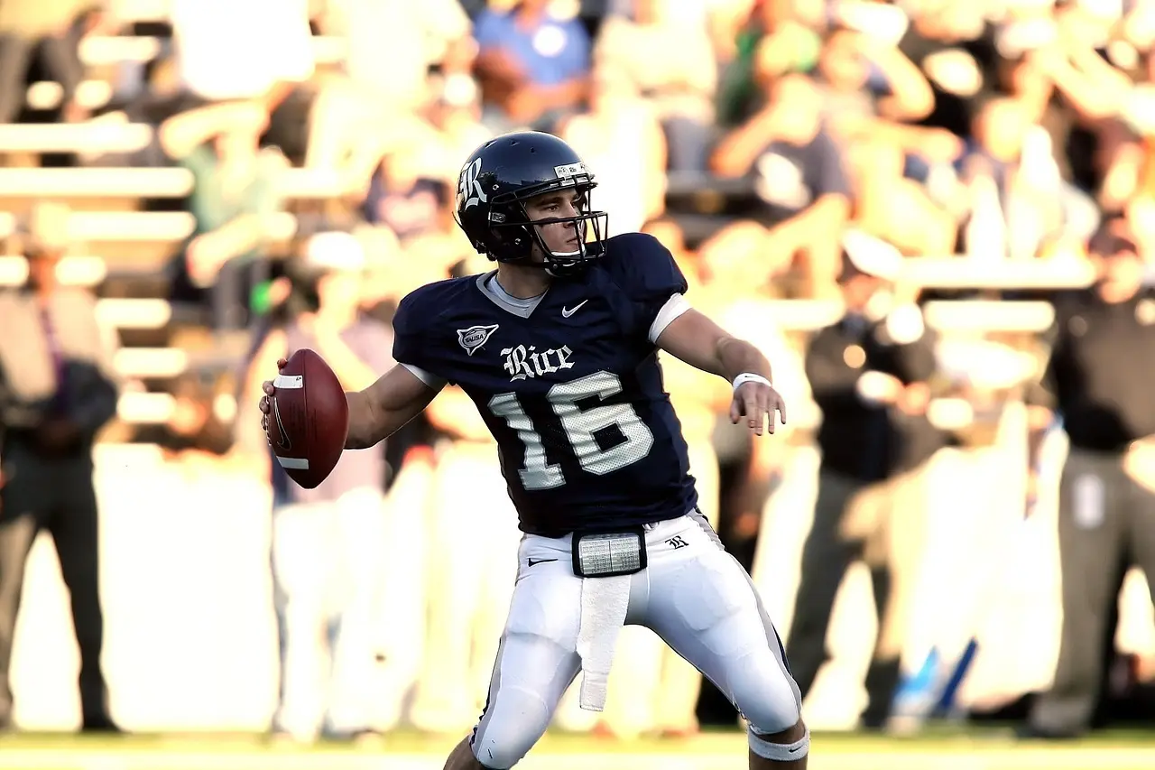 Quarterback i kastestilling